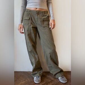 subdued cargo pants
